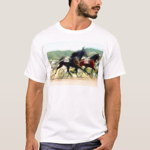 trotting power horse racing T-Shirt