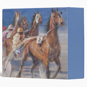 Trotting races Lancieux Brittany 2014 3 Ring Binder
