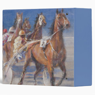 Trotting races Lancieux Brittany 2014 3 Ring Binder