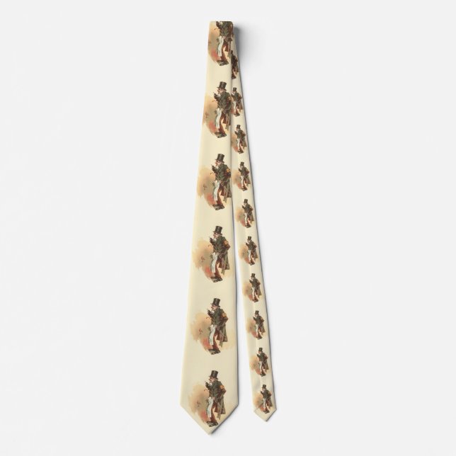 Trotty Veck by Kyd - Charles Dickens' The Chimes Neck Tie (Front)