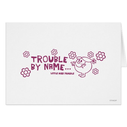 Trouble By Name Cards (Front Horizontal)
