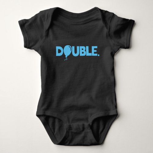 Trouble Double Funny Dad Son Daughter Matching Baby Bodysuit
