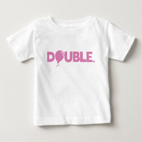 Trouble Double Funny Dad Son Daughter Matching Baby T_Shirt