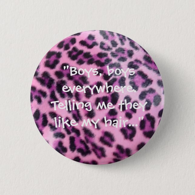 "Trouble In The Moshpit" Button (Front)