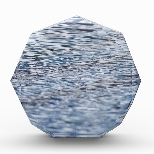 Trouble in the water acrylic award (Front)