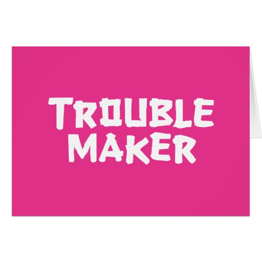 Trouble Maker Cards (Front Horizontal)