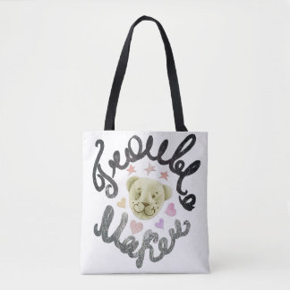 Trouble maker - Teddy Bear Tote Bag