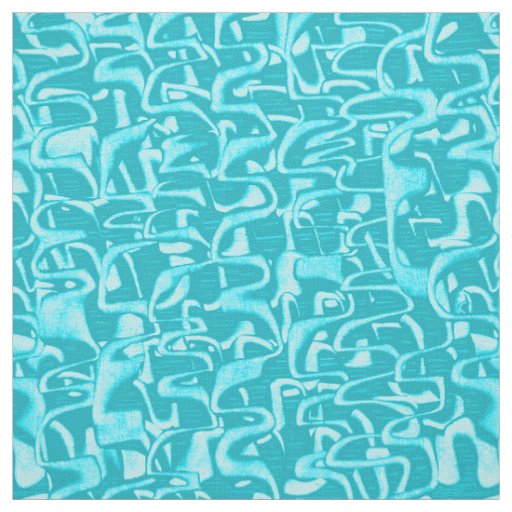 Trouble Retro Psychedelic Abstract Fabric