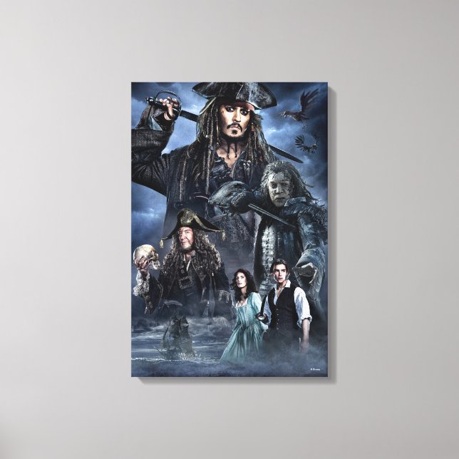 Troubled Waters, Troubled Souls Canvas Print (Front)