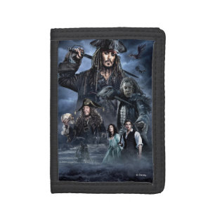 Troubled Waters, Troubled Souls Trifold Wallet