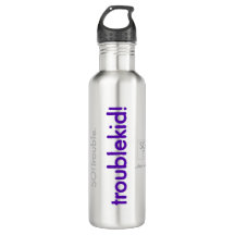troublekid! stainless steel water bottle