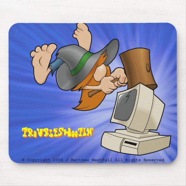 Troubleshootin' Mouse Pad (Front)