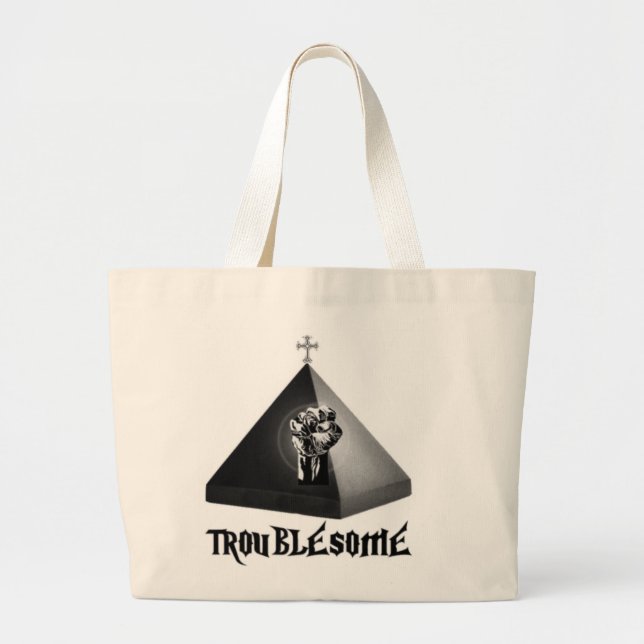Troublesome Movement Jumbo Tote Bag (Front)