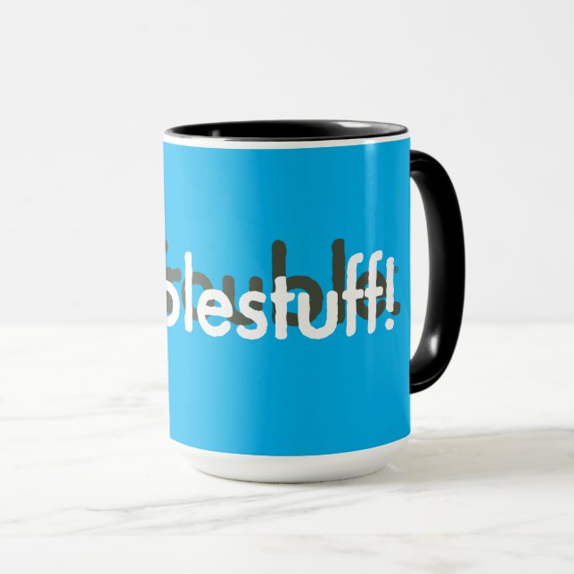 troublestuff! mug (Front Right)