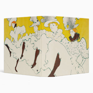 Troupe de Mademoiselle Eglantine, Toulouse Lautrec 3 Ring Binder