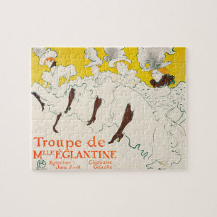 Troupe de Mademoiselle Eglantine, Toulouse Lautrec Jigsaw Puzzle