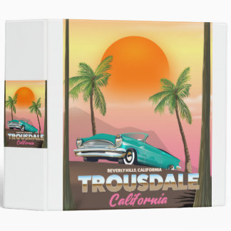Trousdale Beverly hills California 3 Ring Binder