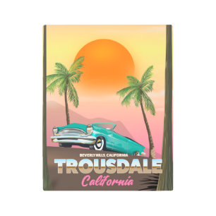 Trousdale Beverly hills California Metal Print