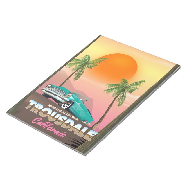 Trousdale Beverly hills California Notepad (Angled)