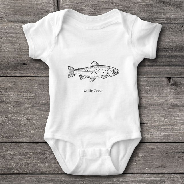 Trout  baby bodysuit (Trout baby bodysuit)