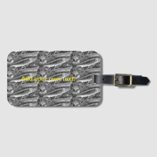 Trout, bass, and crappie three fish favorites lug luggage tag