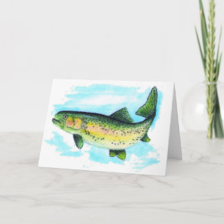 Trout Birthday Card