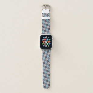 Trout Blue Gray Cotton Seed Orange Red Pattern Apple Watch Band