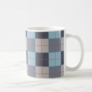 Trout Blue Gray Cotton Seed Orange Red Pattern Coffee Mug