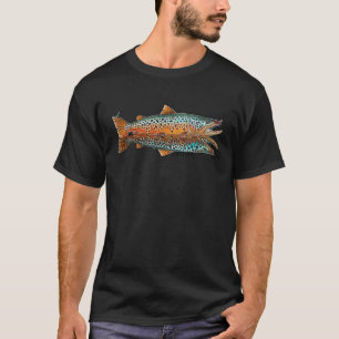Trout Brown Trout Fly Fishing Fisherman Trout Fish T-Shirt