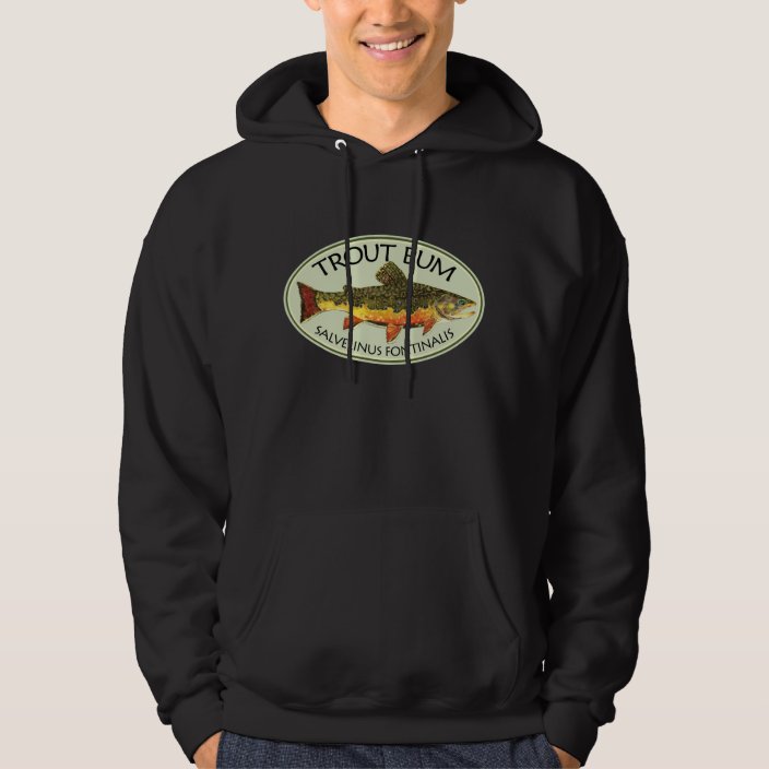 trout fishing hoodie
