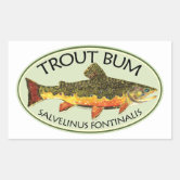 Trout Addicts Sticker, Trout Sticker, Fishing Sticker 