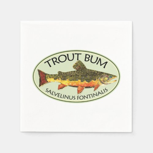 Trout Bum Napkins