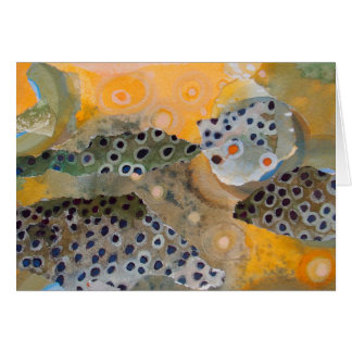 Trout collage II Cards