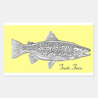 "Trout Fario" sticker