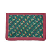 Fly Fishing - Book, Brown, Rainbow - Men's Trifold Wallet, Zazzle