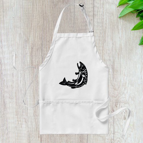 Trout Fish Adult Apron