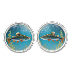 Trout Fish Cufflinks