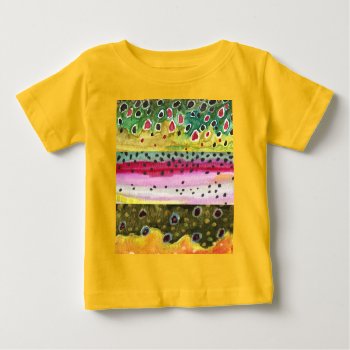 Trout Fisherman Baby T-shirt by TroutWhiskers at Zazzle