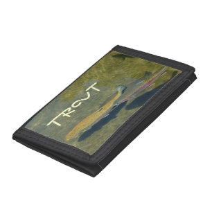 Trout Fisherman wallets Rainbow Trout Fishing
