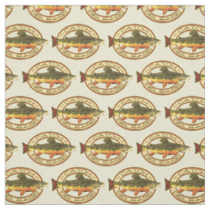 Trout Fisherman's Catch and Release Fabric