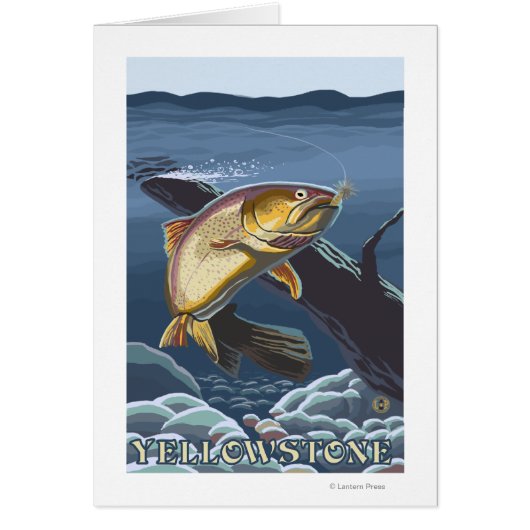 Trout Fishing Cross-Section 2 Cards (Front)