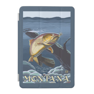 Trout Fishing Cross-Section - Montana iPad Mini Cover