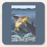 Trout Fishing Cross-Section - Montana