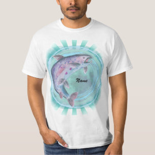 Trout Fishing custom t-shirt