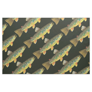 Trout Fishing Fabric