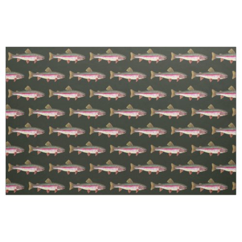 Trout Fishing Fabric