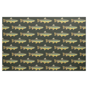 Trout Fishing Fabric