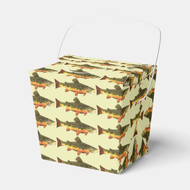 Trout Fishing Favor Boxes (Front Side)