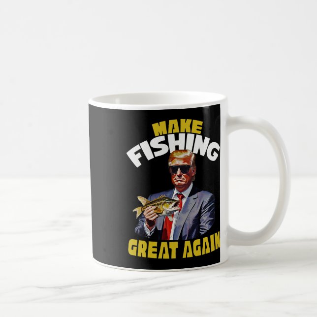 Trout Fishing Fishing Novelty Fisherman Gift  Coffee Mug (Right)