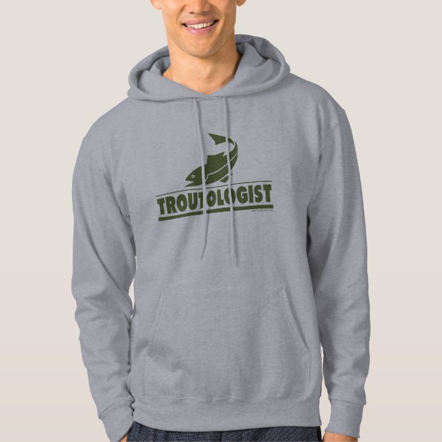 Trout Fishing Hoodie (Front)